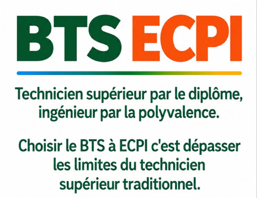 BTS ECPI. Technicien supérieur par le diplôme, ingénieur par la polyvalence. Choisir le BTS à ECPI c'est dépasser les limites du technicien supérieur traditionnel.
